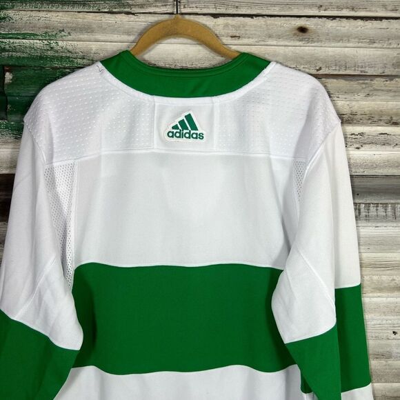 Men's Adidas NHL Toronto Maple Leafs St Pats Authentic Hockey Jersey / Size 52 - Picture 7 of 12